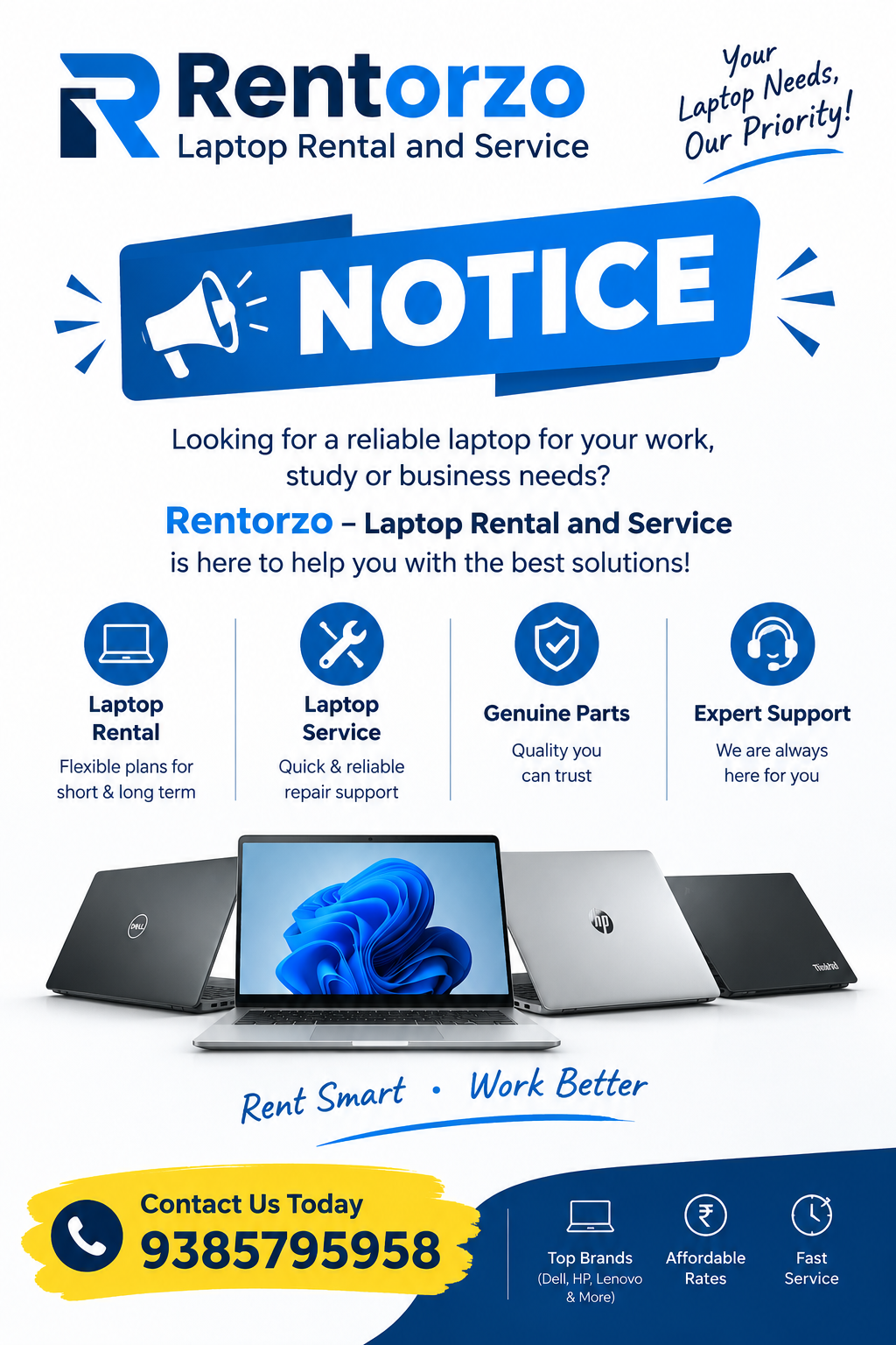 Rentorzo Laptop Rental and Service